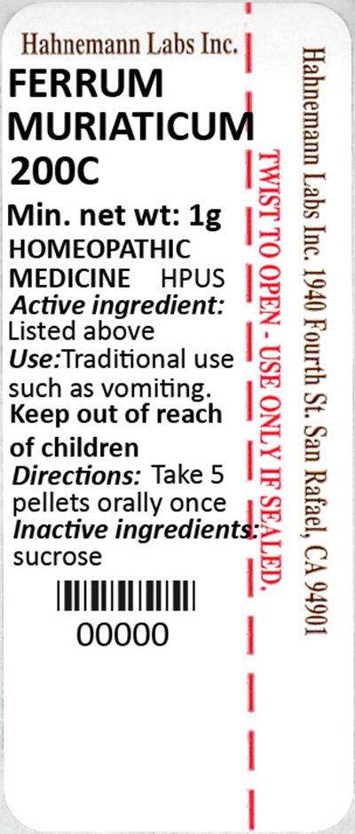 Ferrum Muriaticum 200C 1g - Ferrum Muriaticum 200C 1g
